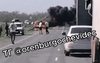 На трассе Оренбург-Соль-Илецк загорелся автомобиль