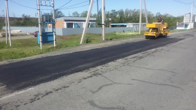 В Соль-Илецке ямочный ремонт выполнен на 55%