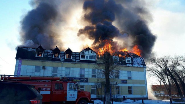 В Соль-Илецке для тушения «Вавилона» прибыл второй пожарный расчет