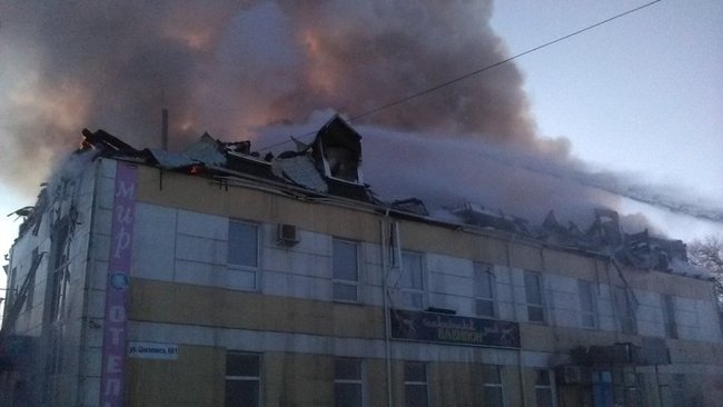 В Соль-Илецке специалисты МЧС установили очаг возгорания в «Вавилоне»