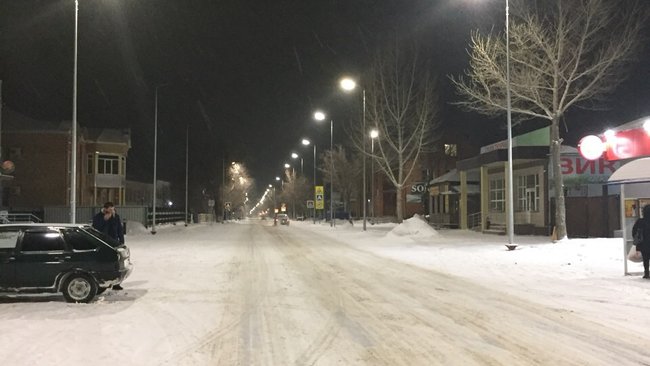 В Соль-Илецке улицу Советскую все-таки перевели на полное освещение