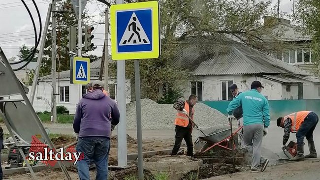 На третью неделю карантина в Соль-Илецке остановили дорожные работы 