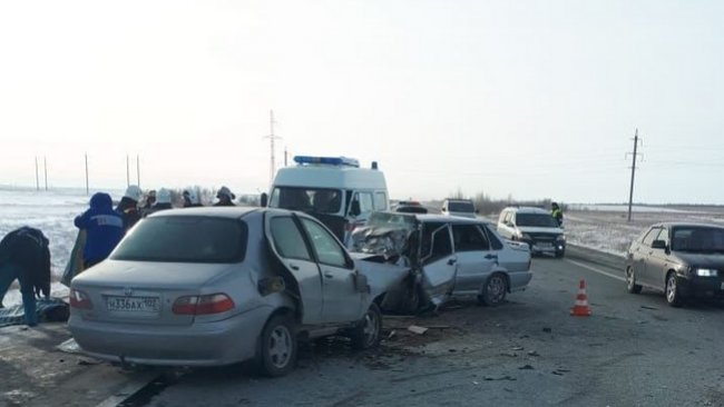 В Соль-Илецком округе в январе в результате ДТП погибли двое человек, пострадали пятеро