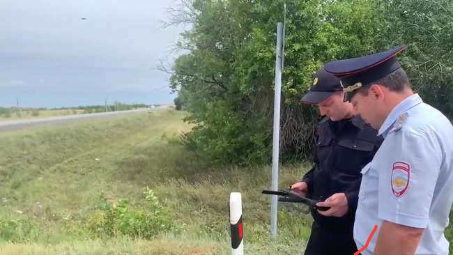 На трассе Соль-Илецк – Оренбург за дорожной обстановкой следят с помощью квадрокоптера