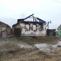 В Соль-Илецком округе в селе Линевка сгорел жилой дом