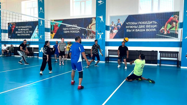 В Соль-Илецке прошли соревнования по волейболу среди сотрудников ИК