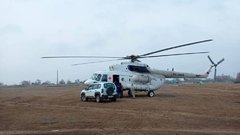 Тяжелого пациента из села Покровка Соль-Илецкого округа эвакуировали на вертолете