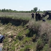 Рыбалка по-соль-илецки: машина съехала с обрыва