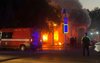 В Соль-Илецке произошел крупный пожар в супермаркете на улице Цвиллинга