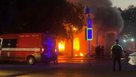 В Соль-Илецке произошел крупный пожар в супермаркете на улице Цвиллинга