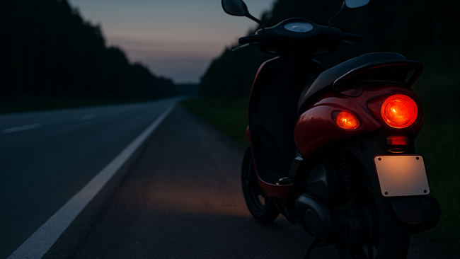 В Соль-Илецке поездка нетрезвого водителя мопеда закончилась в кювете