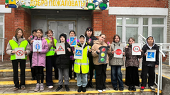 Соль-илецкие школьники напомнили горожанам, как важно быть заметным на дороге