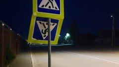 В Соль-Илецке включили фонари у пешеходных переходов после проверки прокуратуры