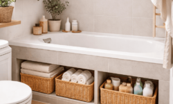 Экран под ванну в интерьере ванной комнаты: практичное решение для порядка