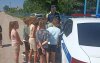 Дети из лагеря «Пчёлка» в селе Угольное посидели в патрульном автомобиле и опробовали «мигалку»